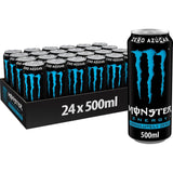 MONSTER ENERGY Bebida Energética, Refresco Energético, Pack 12/24 Latas de 500ml