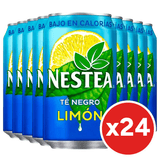 Nestea Té Negro Limón, Refresco de Té Negro con Sabor a Limón, Pack de 24 Latas de 330ml