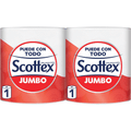 Scottex Papel Cocina Rollo, Papel Cocina Absorbente, Papel Cocina Jumbo, Apto para Múltiples Usos, Con Textura Absorbente y Resistente, Sin Restos de Suciedad