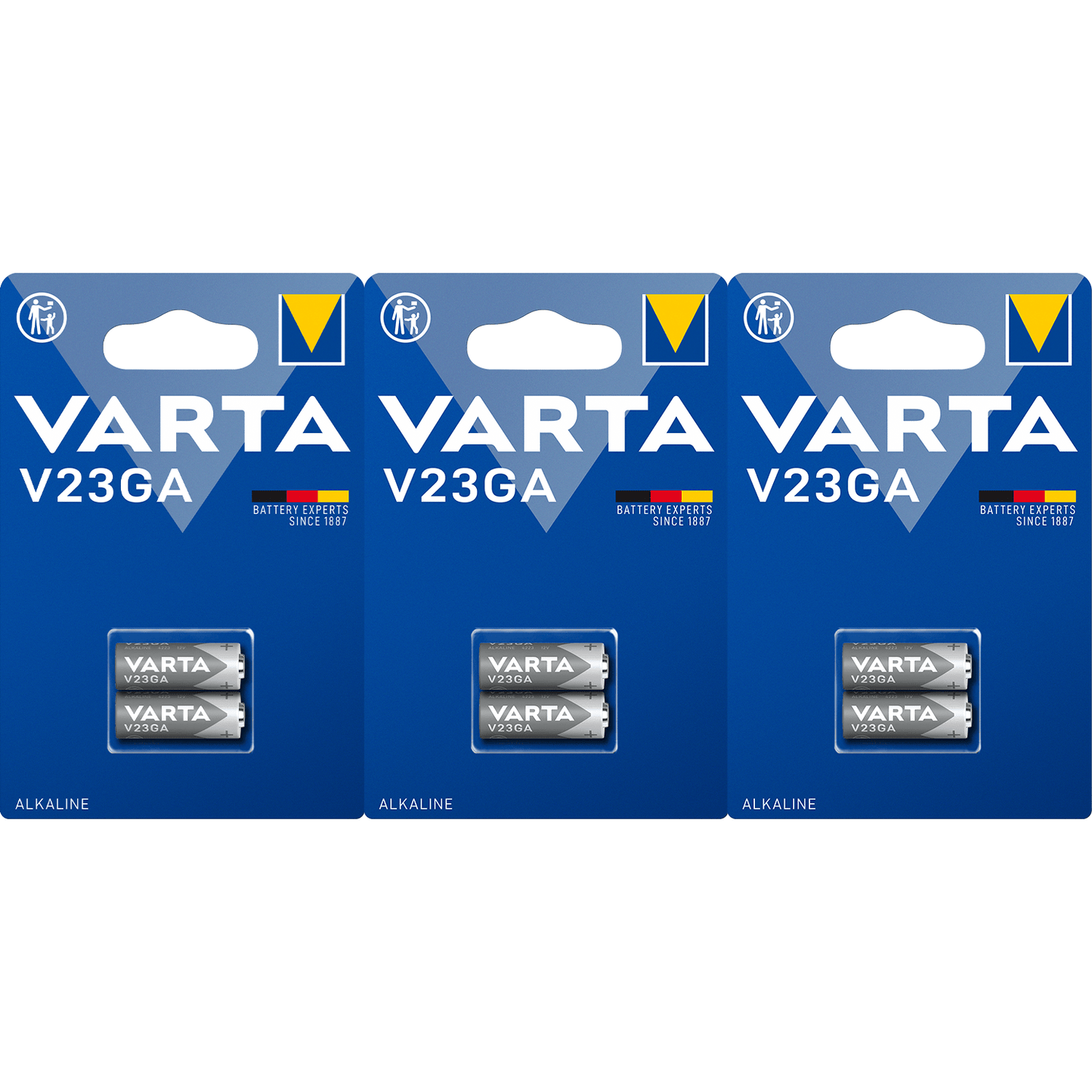 Pilas V23GA Alcalina de Alto Rendimiento, Larga Duración, Para Uso Diario, Ideal para Relojes, Alarmas, Cámaras de Fotos, Calculadoras, Mandos a Garaje, Rastreadores y Otros Dispositivos Pequeños - VARTA