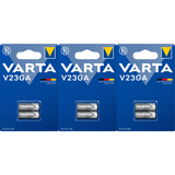 Pilas V23GA Alcalina de Alto Rendimiento, Larga Duración, Para Uso Diario, Ideal para Relojes, Alarmas, Cámaras de Fotos, Calculadoras, Mandos a Garaje, Rastreadores y Otros Dispositivos Pequeños - VARTA