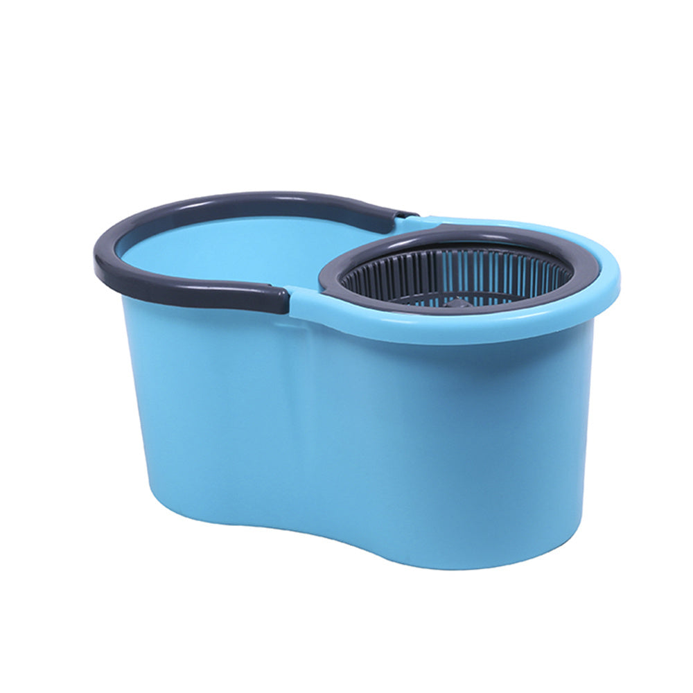 Mopas de Limpieza Suelo, Mopa Giratoria de 360° con Cubo, Autoescurrido sin Esfuerzo, Gran Poder de Absorción, Fácil de Usar, Uso en Seco y Mojado, para Todo Tipo de Superficies, Cubo con Salida de Agua en la Parte Inferior