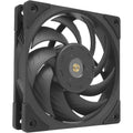 Mars Gaming MFNC, Ventilador PC PWM 120mm, Rodamiento FDB de Cobre Hiperbalanceado, Ventilador Silencioso con Diseño de Aspas Híbridas, Ventilador Ordenador Profesional, Negro