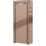 Zapatero Organizador de Tela con Cubierta Frontal, Organizador de Zapatos de Gran Capacidad ideal para Ahorrar Espacio, Organizador de Almacenamiento de Zapatos, Zapatero Multinivel, 60 x 30 x 160 cm