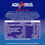 AQUARIUS Melocotón Rojo, Bebida Hidratante con Sales Minerales, Baja en Calorías, Bebida Isotónica Sabor Melocotón Rojo, Pack de 24 Latas de 330ml