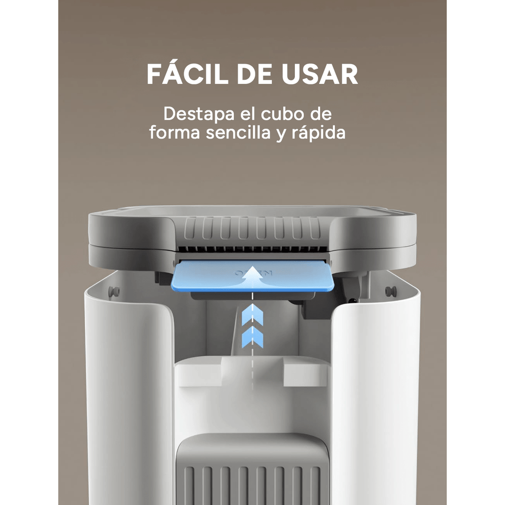 Fregona y Cubo de Limpieza Escurridor con Compartimentos, Cabezal Plano y Flexible Rotación 360. Cubo Escurrefacil. Ideal para Limpiar Suelos, Paredes, Techos, Ventanas, Incluye Recambios Extra