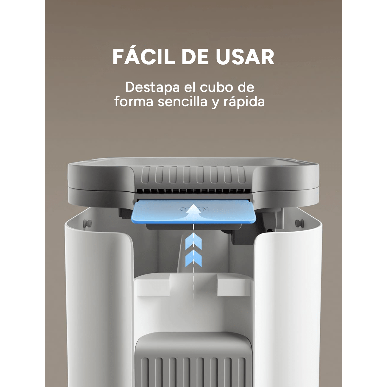 Fregona y Cubo de Limpieza Escurridor con Compartimentos, Cabezal Plano y Flexible Rotación 360. Cubo Escurrefacil. Ideal para Limpiar Suelos, Paredes, Techos, Ventanas, Incluye Recambios Extra