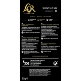 L'Or Espresso Café Cápsulas Sontuoso, Intensidad 8, Floral y Almendrado, 10/50 Cápsulas
