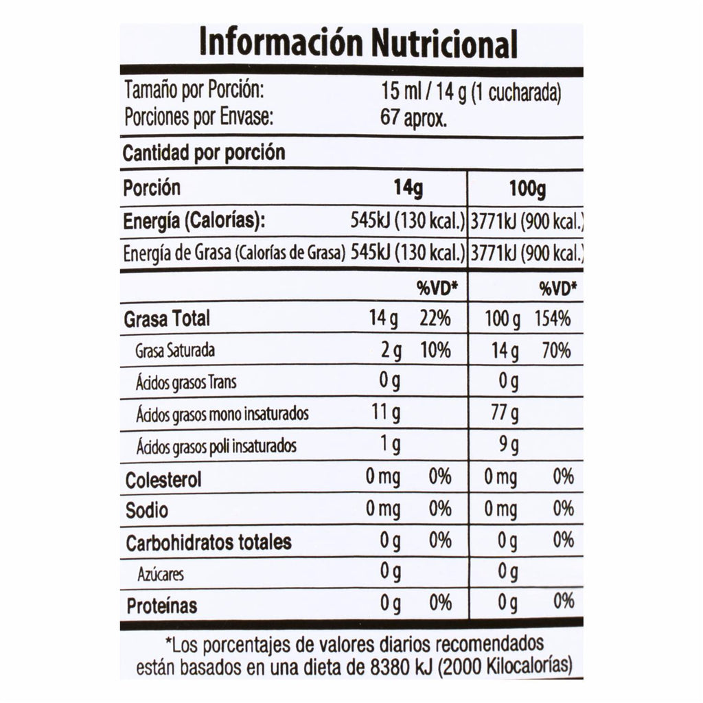 La Española Aceite de Oliva Suave 0.4º, Aceite de Oliva Tradicional, Pack de 4 Botellas 1L, Total de 4L