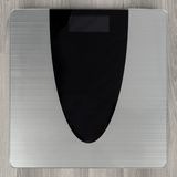 Bascula de Baño Digital con Pantalla LCD, Vidrio Templado de 5 mm, 180 kg de Capacidad, Encendido por Toque, Conversión kg/lb, Funciona con 2 Baterías tamaño AAA (no incluidas)