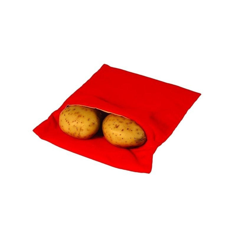 Bolsa Microondas Patatas, Ideal para Cocinar Patatas de Forma Rápida y Fácil en solo 4 Minutos, Bolsa para Cocinar en el Microondas, Ideal para Patatas, Maiz, Boniato, 23 x 20 cm