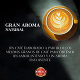 Marcilla Café Grano Tueste Natural y Orgánico Intenso y Profundo, Gran Aroma, Café en Grano Listo para ser Molido, 1Kg