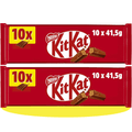 Nestlé KITKAT Barritas de Chocolate con Leche, Snack de Chocolate, Pack de 20 Barras de 41,5g