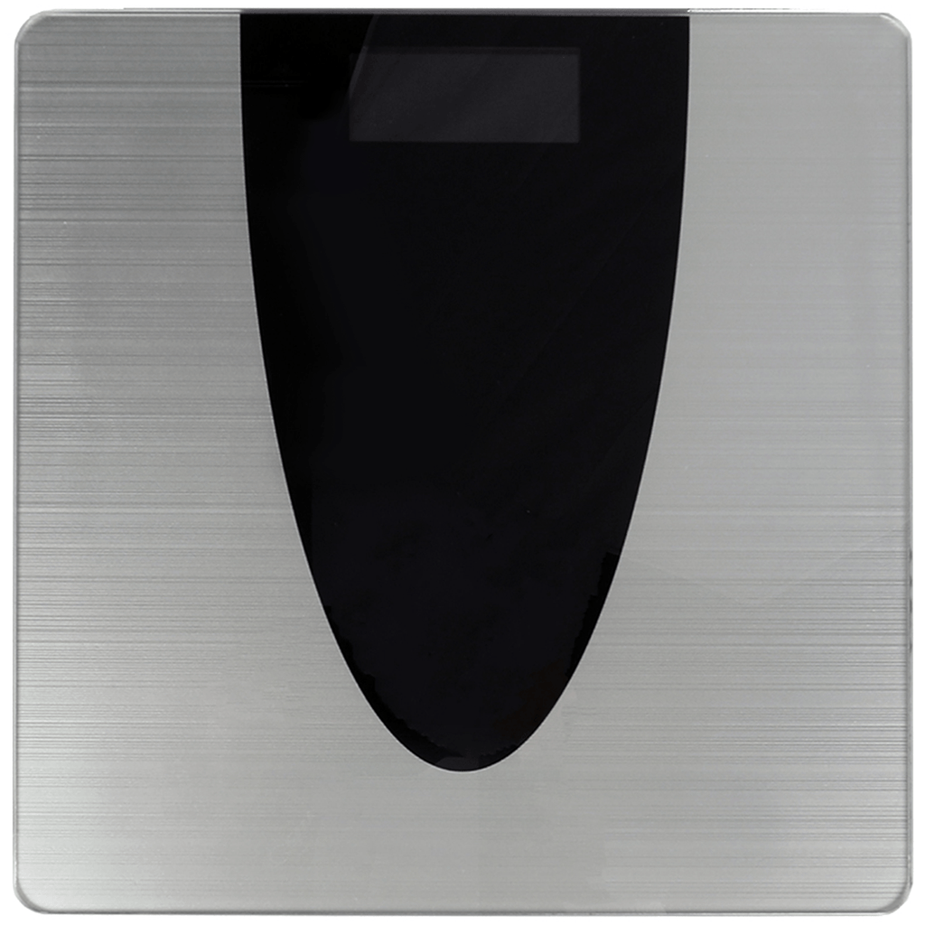 Bascula de Baño Digital con Pantalla LCD, Vidrio Templado de 5 mm, 180 kg de Capacidad, Encendido por Toque, Conversión kg/lb, Funciona con 2 Baterías tamaño AAA (no incluidas)