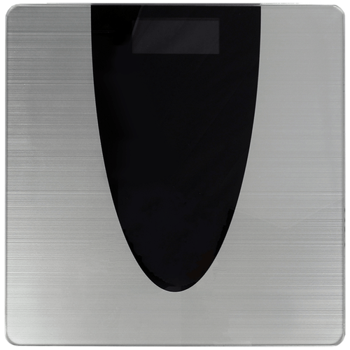 Bascula de Baño Digital con Pantalla LCD, Vidrio Templado de 5 mm, 180 kg de Capacidad, Encendido por Toque, Conversión kg/lb, Funciona con 2 Baterías tamaño AAA (no incluidas)