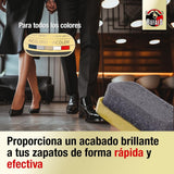 Búfalo Esponja Limpieza Zapato Autobrillante, Limpieza, Brillo y Color Inmediato, Especialmente Indicado para Calzado con Pieles Lisas, Incoloro, 70 Aplicaciones Aprox