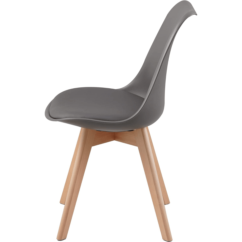 1/2/4/6 Unidad Sillas para Comedor, Sillas para Cocina con Asiento Blando, Tapizado y Patas Resistentes de Madera de Haya, Sillas Nórdicas