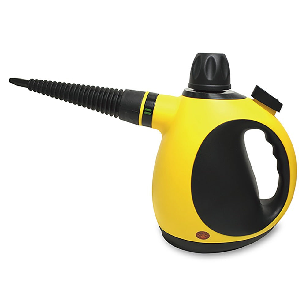 Vaporeta de Limpieza Hogar, Limpieza Vapor, Vaporeta de Mano con 9 Accesorios, Color Surtido Amarillo o Blanco, Limpia a Vapor todo tipo de Superficies, Ideal para el Hogar y el Coche, Capacidad Depósito: 250ml, Presión del vapor: 2,6 – 3,2 var