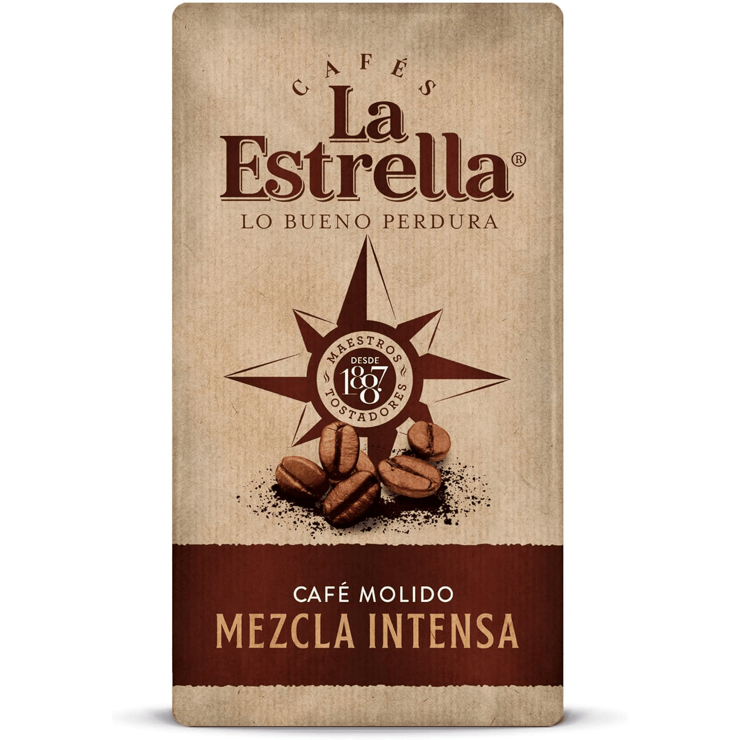 La Estrella Café Molido Mezcla Intensa, Paquete de 250 g