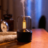 Humidificador de Aroma de 120 ml, Humidificador y Difusor de Aromas, Experiencia Relajante y Aromática, Conexión USB tipo-C, Diseño Compacto, Luz Ambiental Integrada