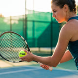 AKTIVE Pelotas de Tenis para Práctica, Entrenamiento y Juegos Recreativos, Resistentes, Pack de 3 Botes con 3 Pelotas Cada Uno, 9 Pelotas en Total