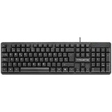 TACENS ANIMA AK0, Teclado Profesional Membrana, Pulsación Optimizada, USB 2.0, Mac/Linux/Windows, Idioma Español