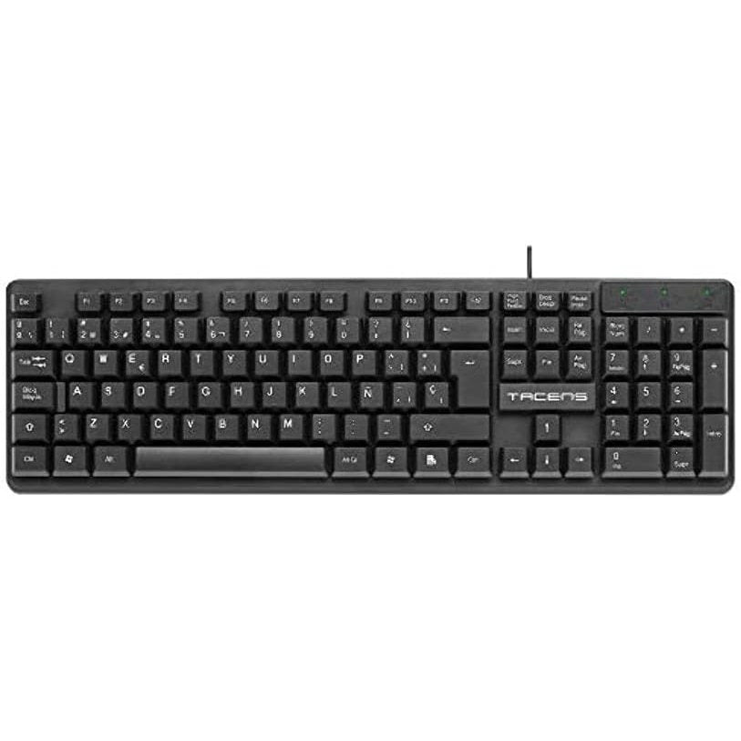 TACENS ANIMA AK0, Teclado Profesional Membrana, Pulsación Optimizada, USB 2.0, Mac/Linux/Windows, Idioma Español