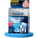 Kit, Tiras y Dentífricos Blanqueadores: Dientes hasta 7 Tonos Más Blancos, Protección Duradera, Limpia Eficazmente, Blanqueamiento Rápido en Casa - Rapid White