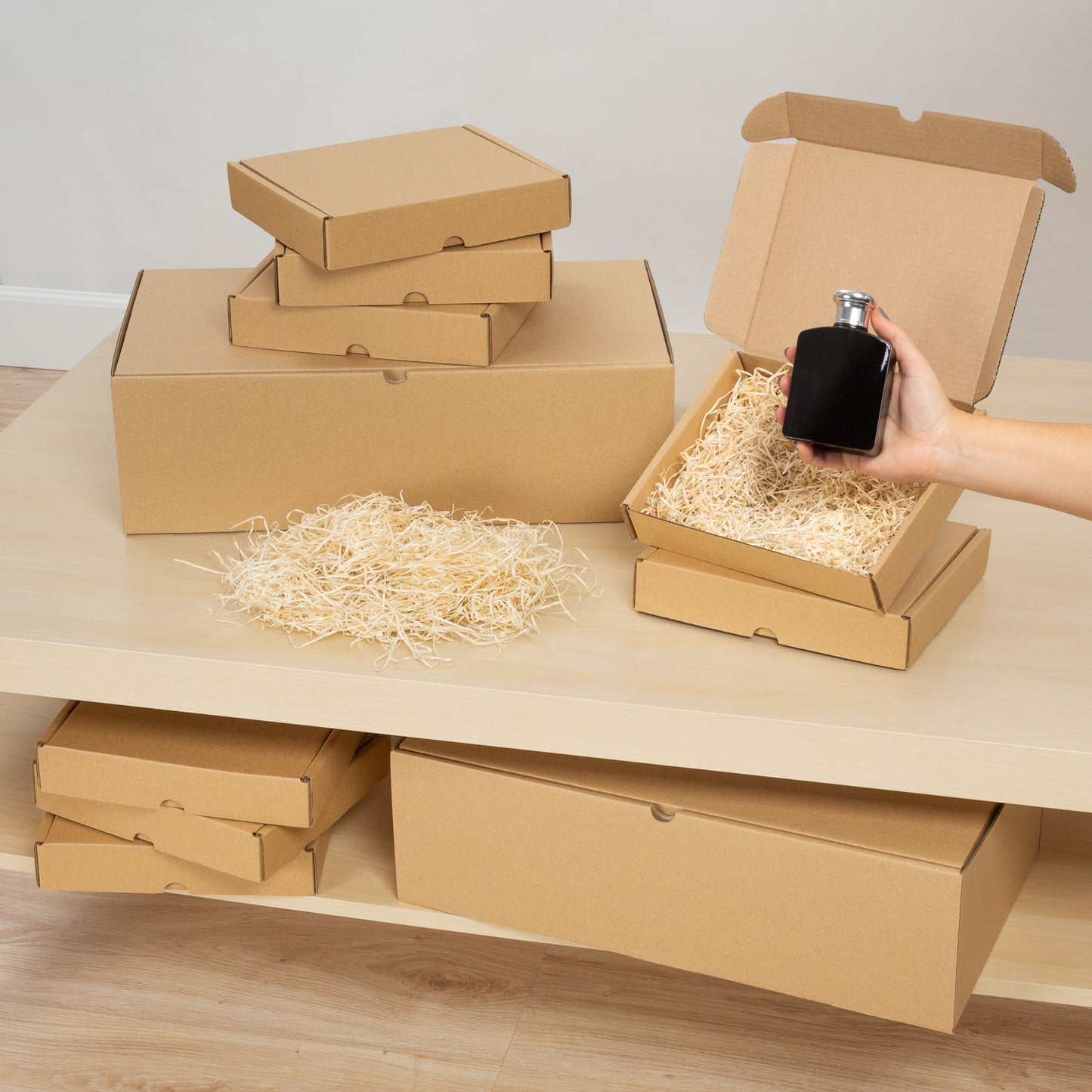packer PRO Packs de Cajas de Cartón para Embalaje, Caja de Transporte Resistente, Cajas de Cartón para Envíos y Correo, Cajas de Cartón Corrugado, Caja de Regalo