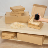 packer PRO Packs de Cajas de Cartón para Embalaje, Caja de Transporte Resistente, Cajas de Cartón para Envíos y Correo, Cajas de Cartón Corrugado, Caja de Regalo