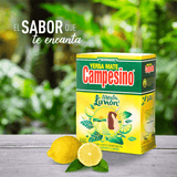 Campesino Yerba Mate, Yerbas para Mate con Sabor a Menta y Limón, Té Rico en Vitaminas y Minerales Esenciales, Origen de Paraguay, 500g por Paquete