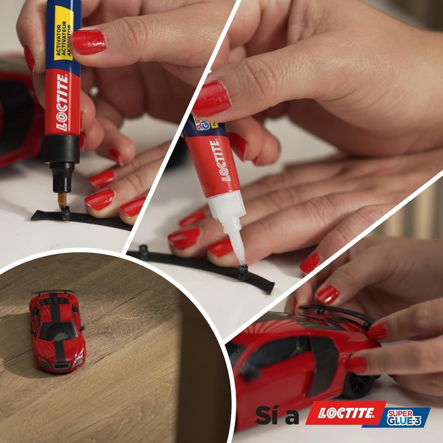 Loctite Super Glue-3 Plásticos Difíciles Transparente 2g + 4ml, Pegamento Líquido Apto para PP, PE, PTFE, PVC, Reparación Rápida 4x Más Fuerte, Aplicación Cómoda y Precisa, Con Rotulador Activador
