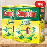 Campesino Yerba Mate, Yerbas para Mate con Sabor a Menta y Limón, Té Rico en Vitaminas y Minerales Esenciales, Origen de Paraguay, 500g por Paquete