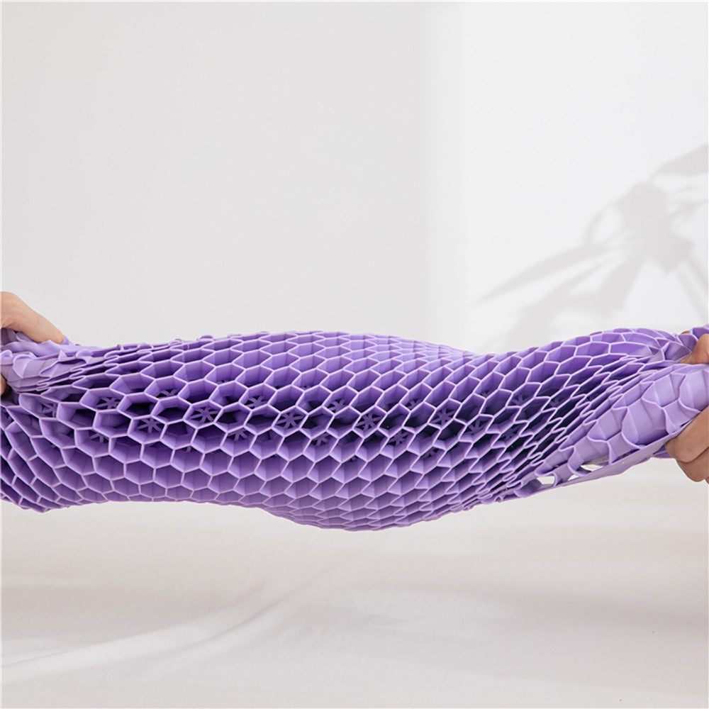 Almohada Cervical 3D con Estructura en Panal de Abeja, Funda de Poliéster Incluida, de 30 x 23 x 15 cm