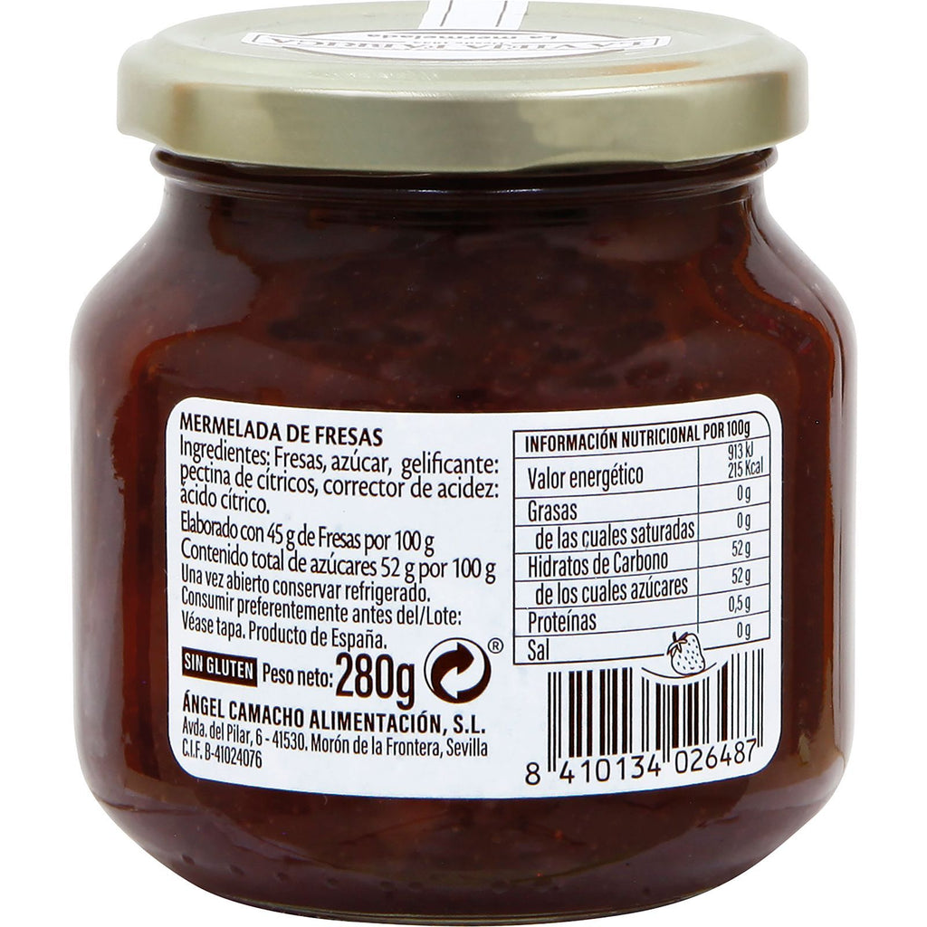 Mermelada de Fresa Tradicional La Vieja Fábrica, Tarro de 280gr