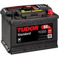 Tudor TC550 Batería Coche Tudor 55Ah 460A, Gama Standard, para Automóvil de Turismo