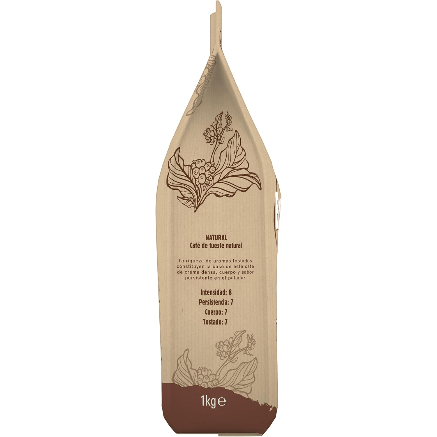Nestlé Bonka Café Grano Tostado Natural, Suave Aroma a Tostado, Equilibrado en Intensidad, Cuerpo y Persistencia en Paladar, Ideal para Máquina de Café Espresso, 1Kg
