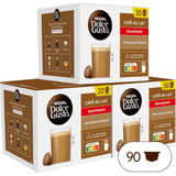 NESCAFÉ Dolce Gusto Café con Leche Descafeinado, 90 Cápsulas de Café, Intensidad 7, Para Cafeteras Dolce Gusto, 90 Cápsulas