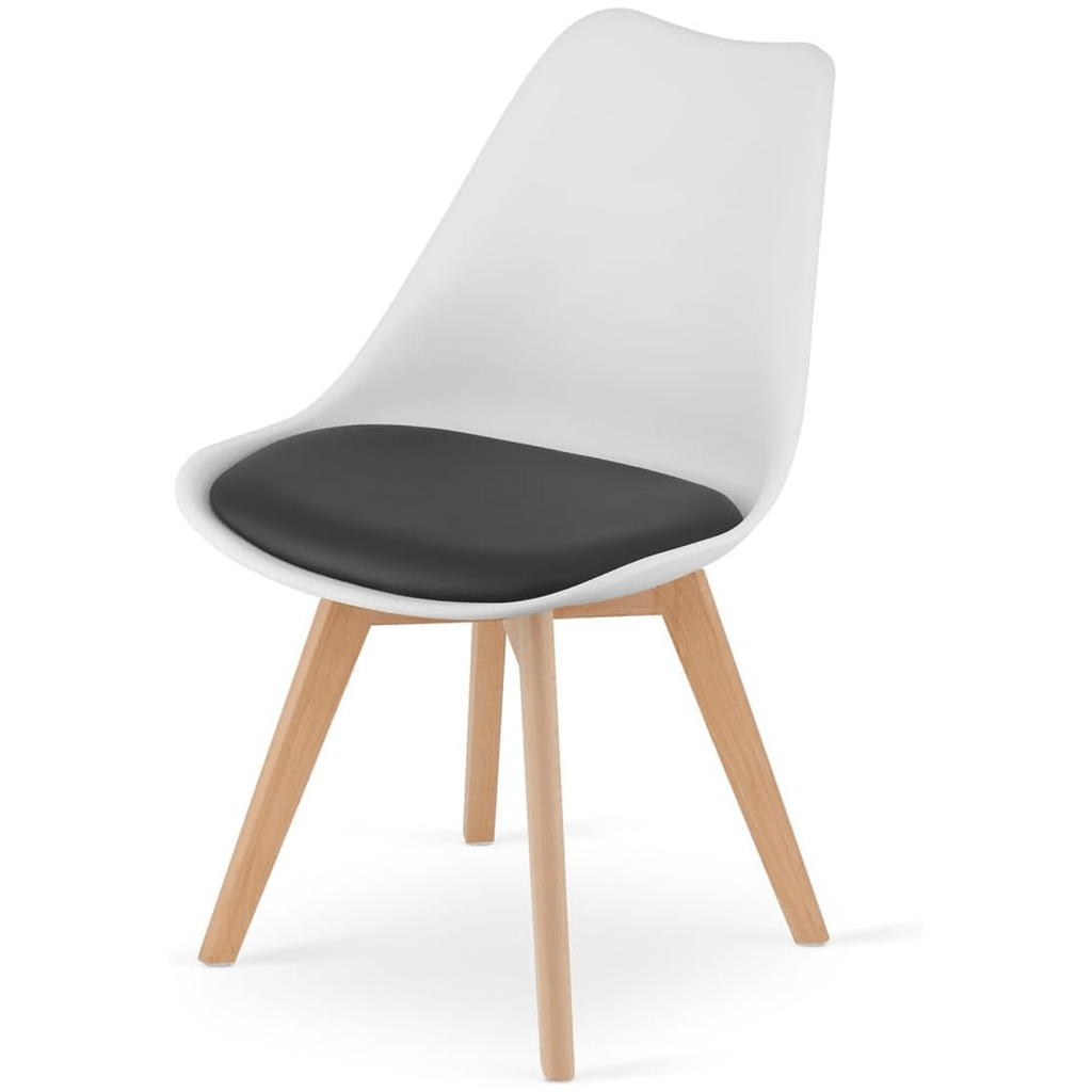 1/2/4/6 Unidad Sillas para Comedor, Sillas para Cocina con Asiento Blando, Tapizado y Patas Resistentes de Madera de Haya, Sillas Nórdicas