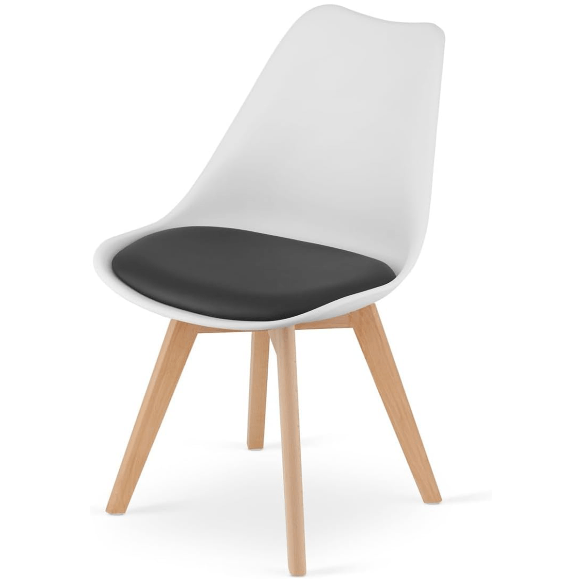 1/2/4/6 Unidad Sillas para Comedor, Sillas para Cocina con Asiento Blando, Tapizado y Patas Resistentes de Madera de Haya, Sillas Nórdicas