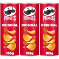 Pringles Original, Snack de Patatas Fritas sabor Original, Tamaño XL de 165g, Pack de 3 Unidades