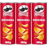 Pringles Original, Snack de Patatas Fritas sabor Original, Tamaño XL de 165g, Pack de 3 Unidades
