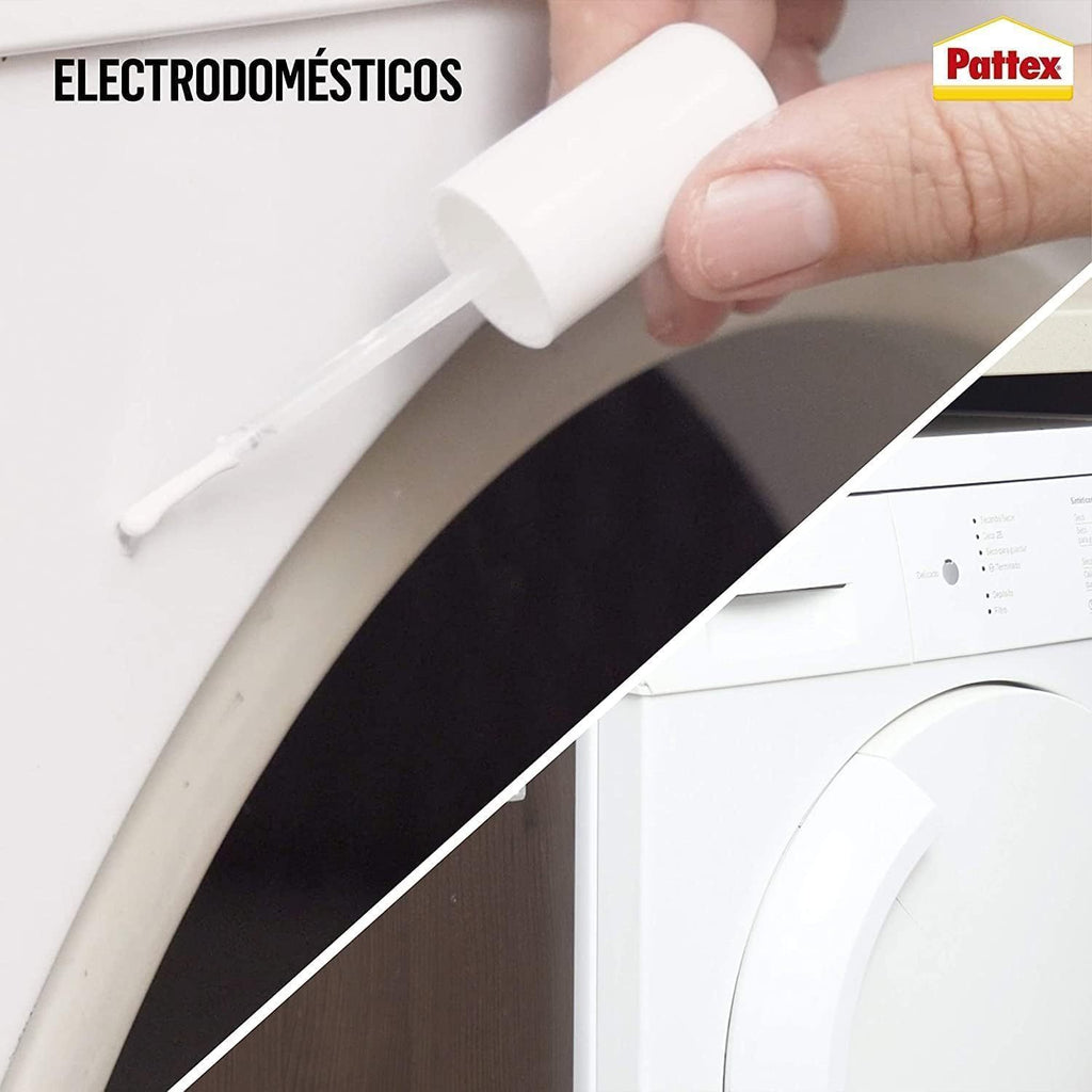 Pattex Nural 2 Reparador de Esmalte y Porcelana, Esmalte Permanente Blanco para Desconchados, Golpes y Rozaduras, Esmalte con Múltiples Aplicaciones, 50g