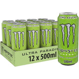MONSTER ENERGY Bebida Energética, Refresco Energético, Pack 12/24 Latas de 500ml