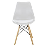 Sillas para Comedor, Sillas para Cocina con Asiento Blando, Tapizado y Patas Resistentes de Madera de Haya, Sillas Nórdicas Minimalistas, 49.5 x 44 x 79.5 cm