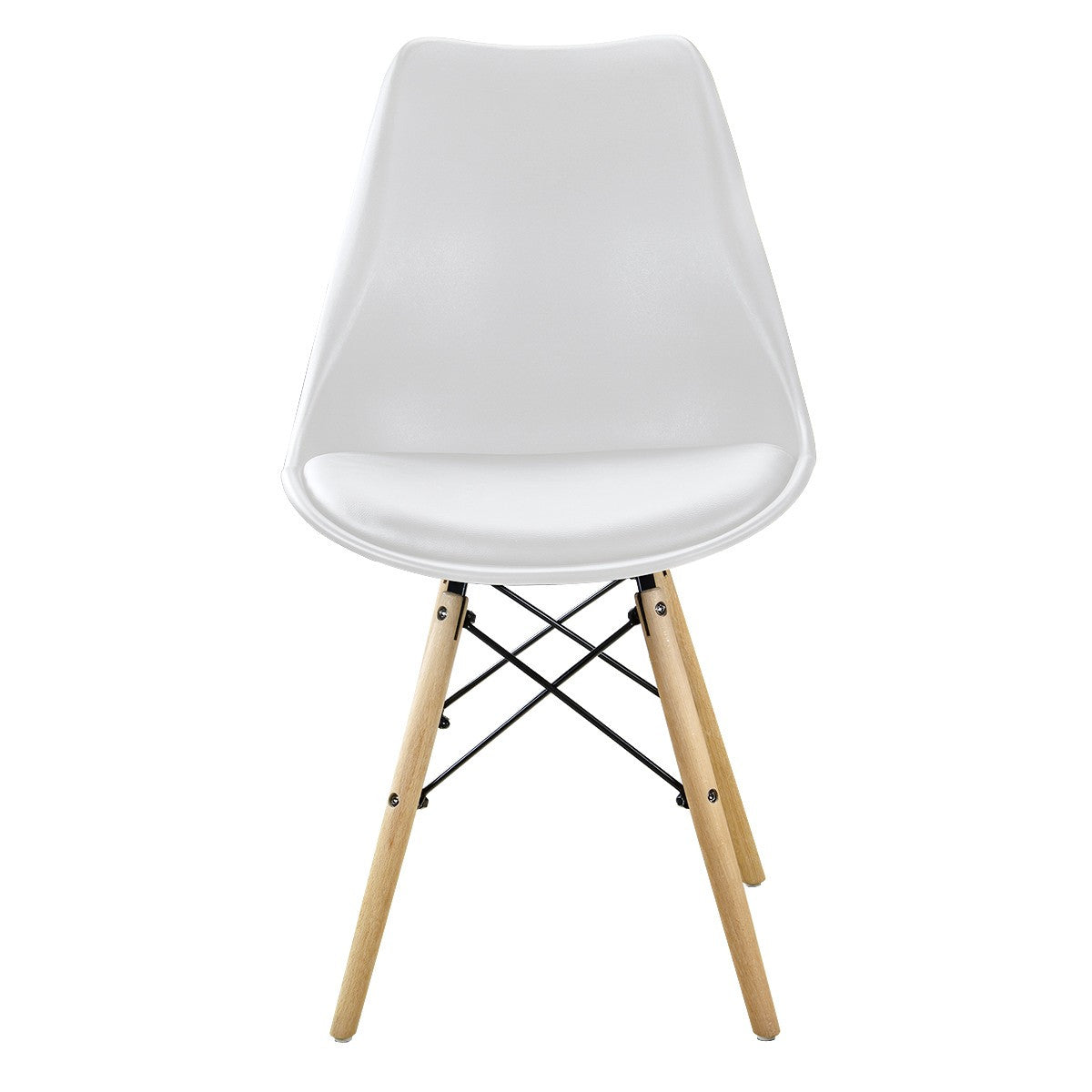 Sillas para Comedor, Sillas para Cocina con Asiento Blando, Tapizado y Patas Resistentes de Madera de Haya, Sillas Nórdicas Minimalistas, 49.5 x 44 x 79.5 cm