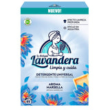 La Antigua Lavandera Detergente en Polvo para Ropa, Aroma Marsella, 85 Lavados