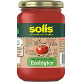 SOLÍS Tomate Frito Ecológico Frasco Cristal, 350g por Frasco, Tomate sin gluten