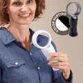 Ventilador de Mano Portátil Sin Aspas, Gran Caudal de Aire, Color Surtido, Compacto, Ideal para Uso Diario en Casa, Oficina, de Viaje o en el Exterior, Funciona con 3 Pilas AA