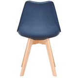 1/2/4/6 Unidad Sillas para Comedor, Sillas para Cocina con Asiento Blando, Tapizado y Patas Resistentes de Madera de Haya, Sillas Nórdicas